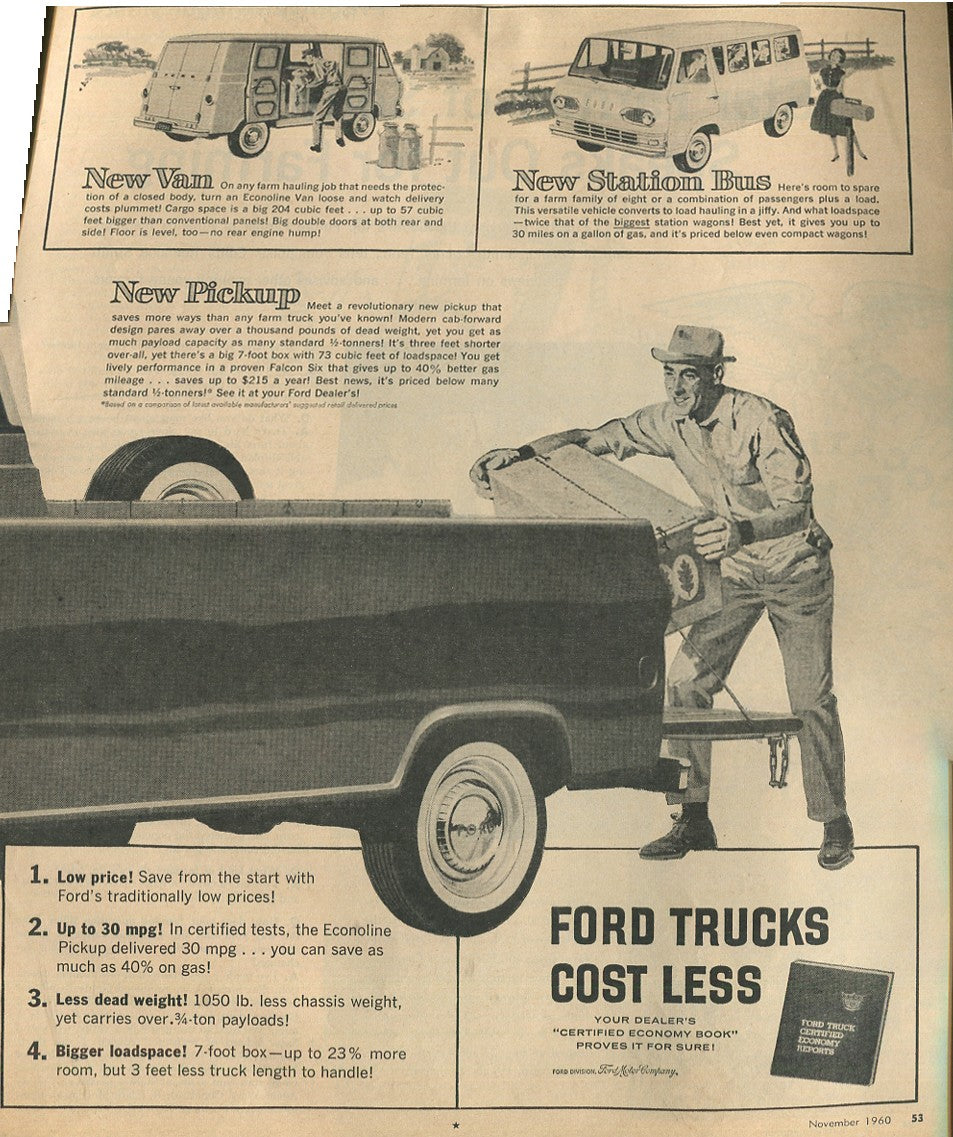 Antique Ford & Mercury Advertisements Collection – 1920s–1980s – 100 Original Vintage Automotive Ads - Lot #1