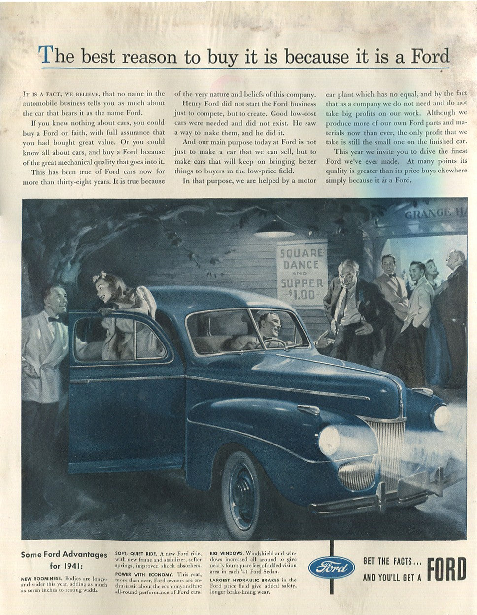 Antique Ford & Mercury Advertisements Collection – 1920s–1980s – 100 Original Vintage Automotive Ads - Lot #1