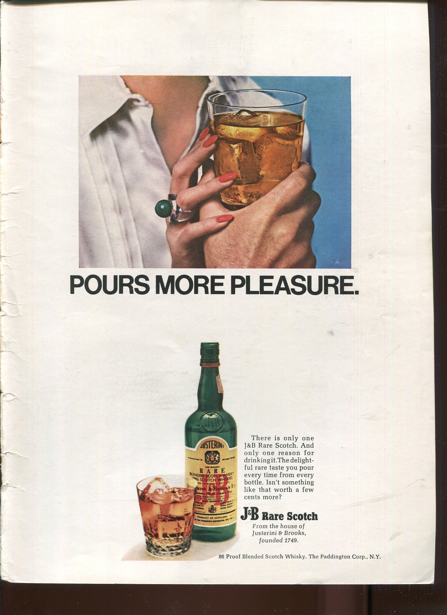 Antique J&B Rare Scotch Whiskey Advertisements – Complete 10‑Ad Family Set (1960s–1970s) #1