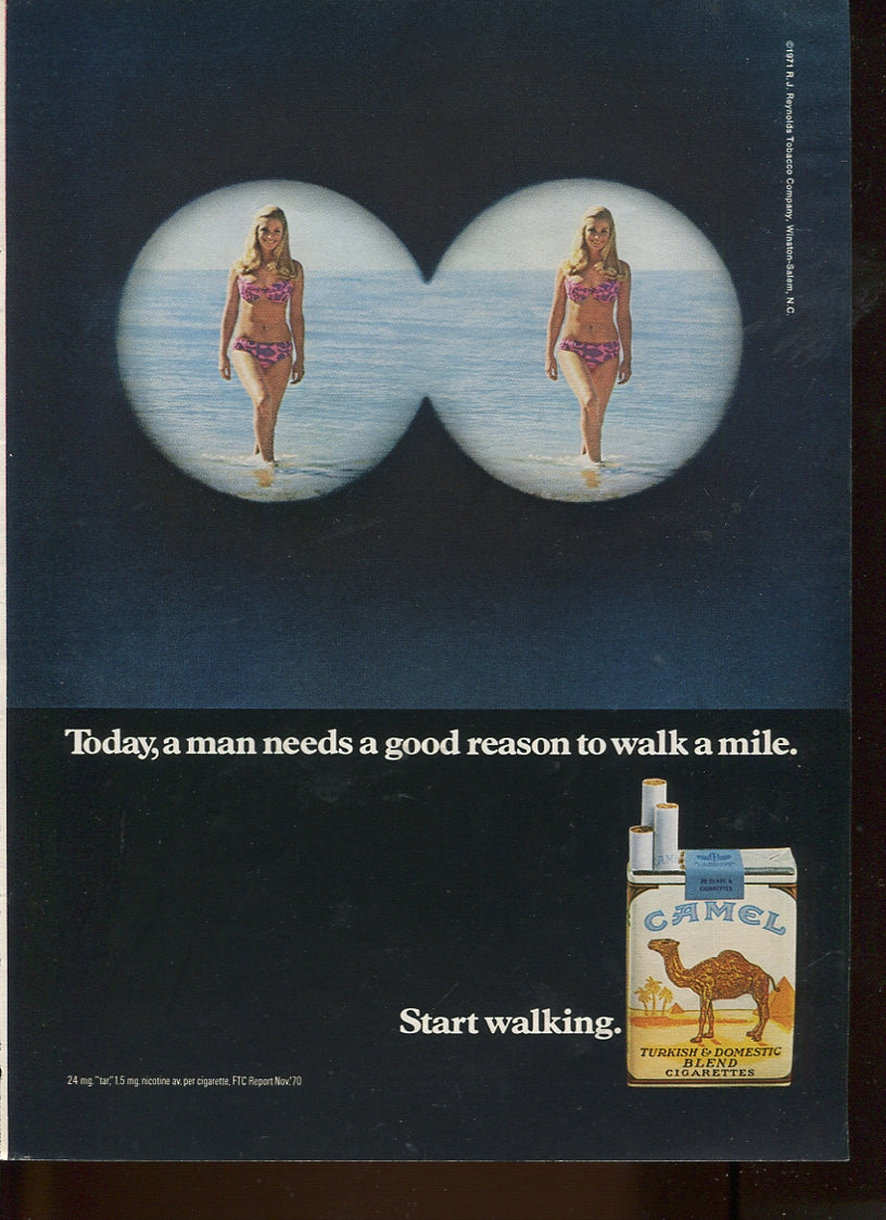 Antique Camel Cigarettes Advertisements – Family Collection (10 Ads, 1930s–1970s) – Lot #2