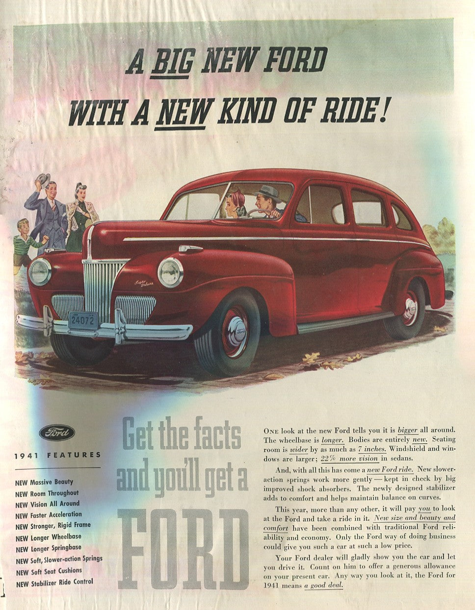 Antique Ford & Mercury Advertisements Collection – 1920s–1980s – 100 Original Vintage Automotive Ads - Lot #1