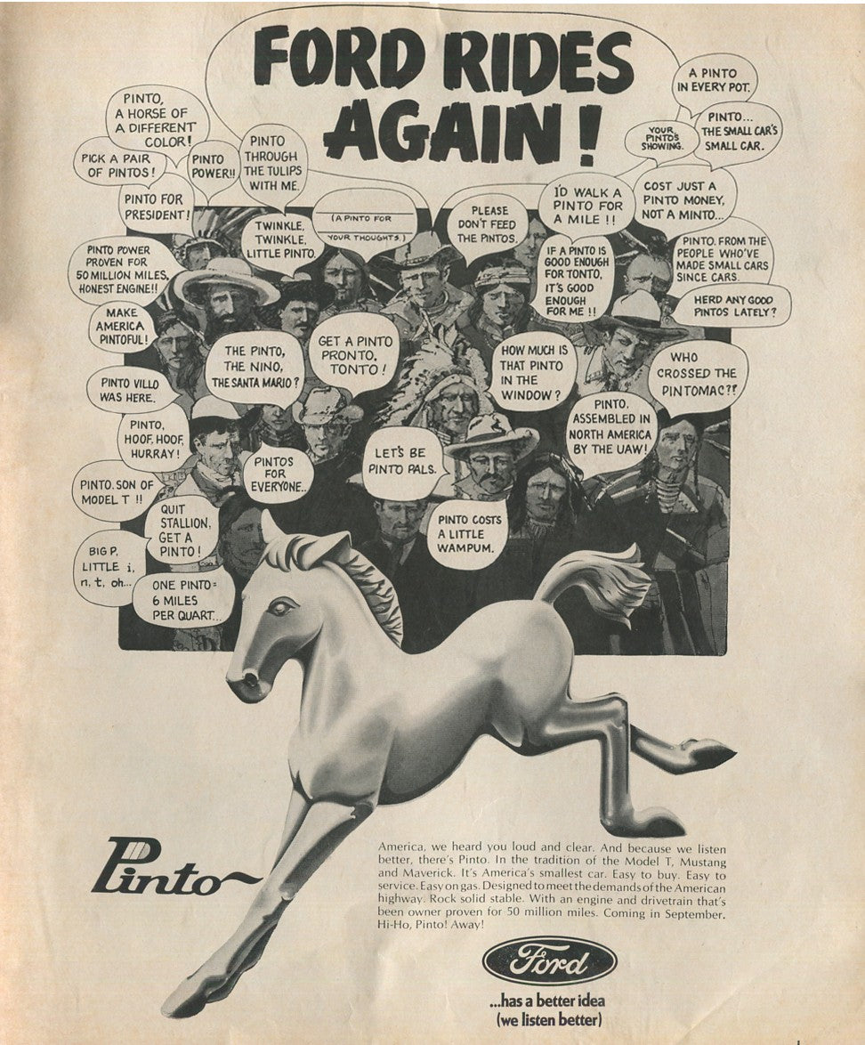 Antique Ford & Mercury Advertisements Collection – 1920s–1980s – 100 Original Vintage Automotive Ads - Lot #1