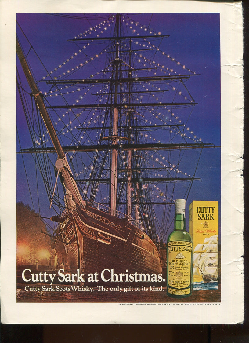 Cutty Sark Scotch Whisky Advertising Lot – 10 Original Magazine Ads (1959–1975) - #1