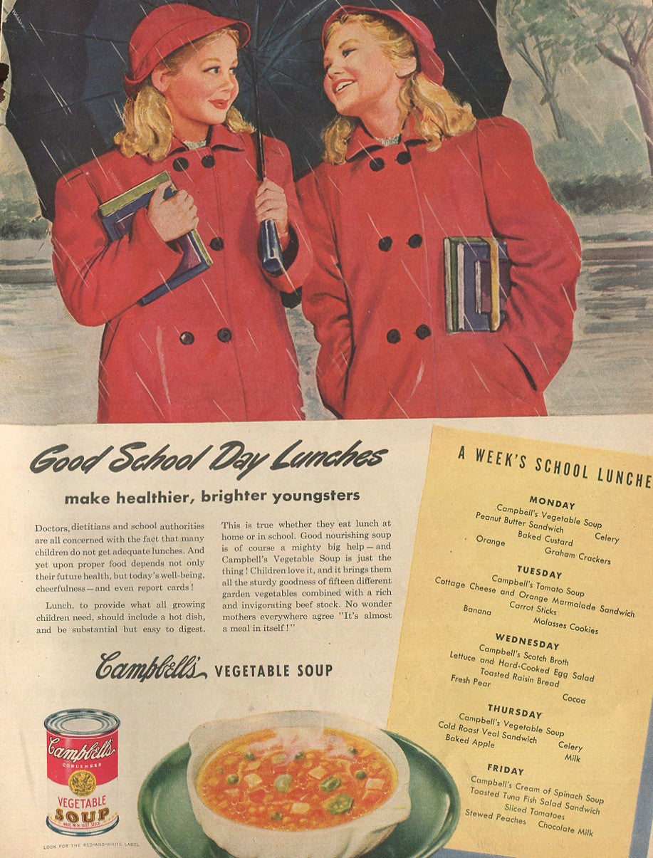 Antique Campbell’s Soup Advertisements (10 Total) – 1920s–1940s – Lot #2
