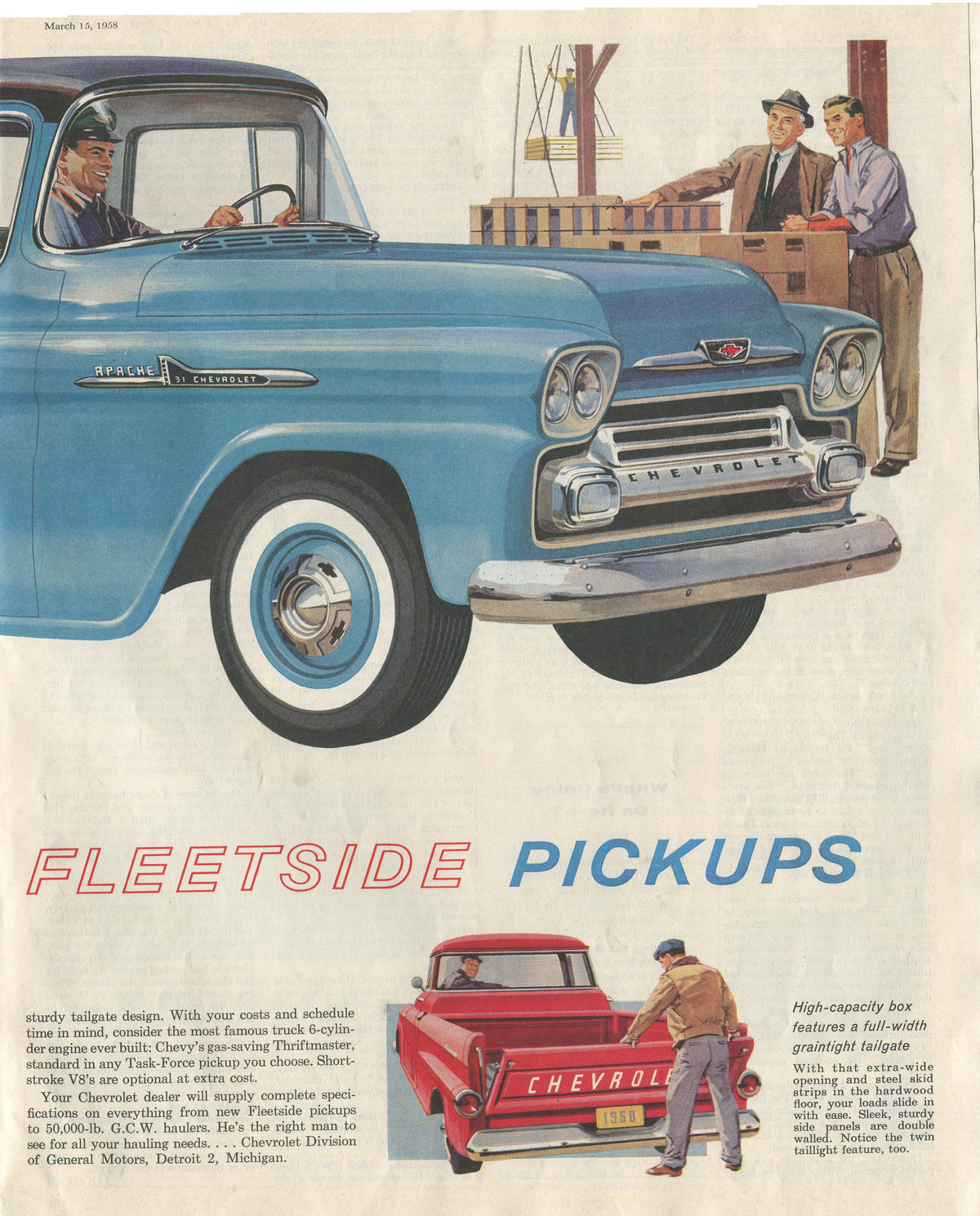Antique Chevrolet Automobile Advertisements – 80 Original Print Ads, 1924–1992 – Cars, Trucks, WWII, Soap Box Derby & Classic Models