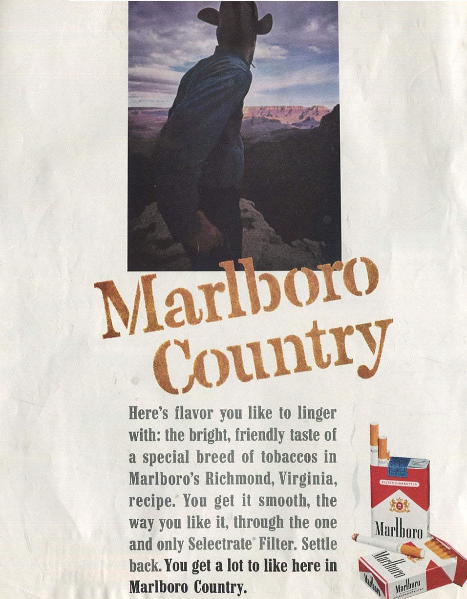 Antique Marlboro Cigarette Advertisements – Lot of 20 Original Ads (1958–1988) – Set #2