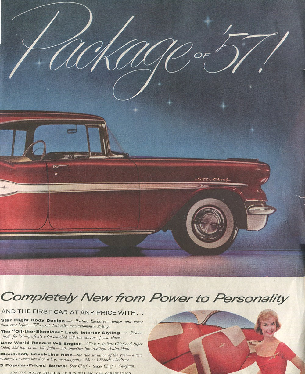 Antique Advertisements – Pontiac Family of Advertisements – Combined Master Lot (30 Original Ads, 1940s–1970s) - #1