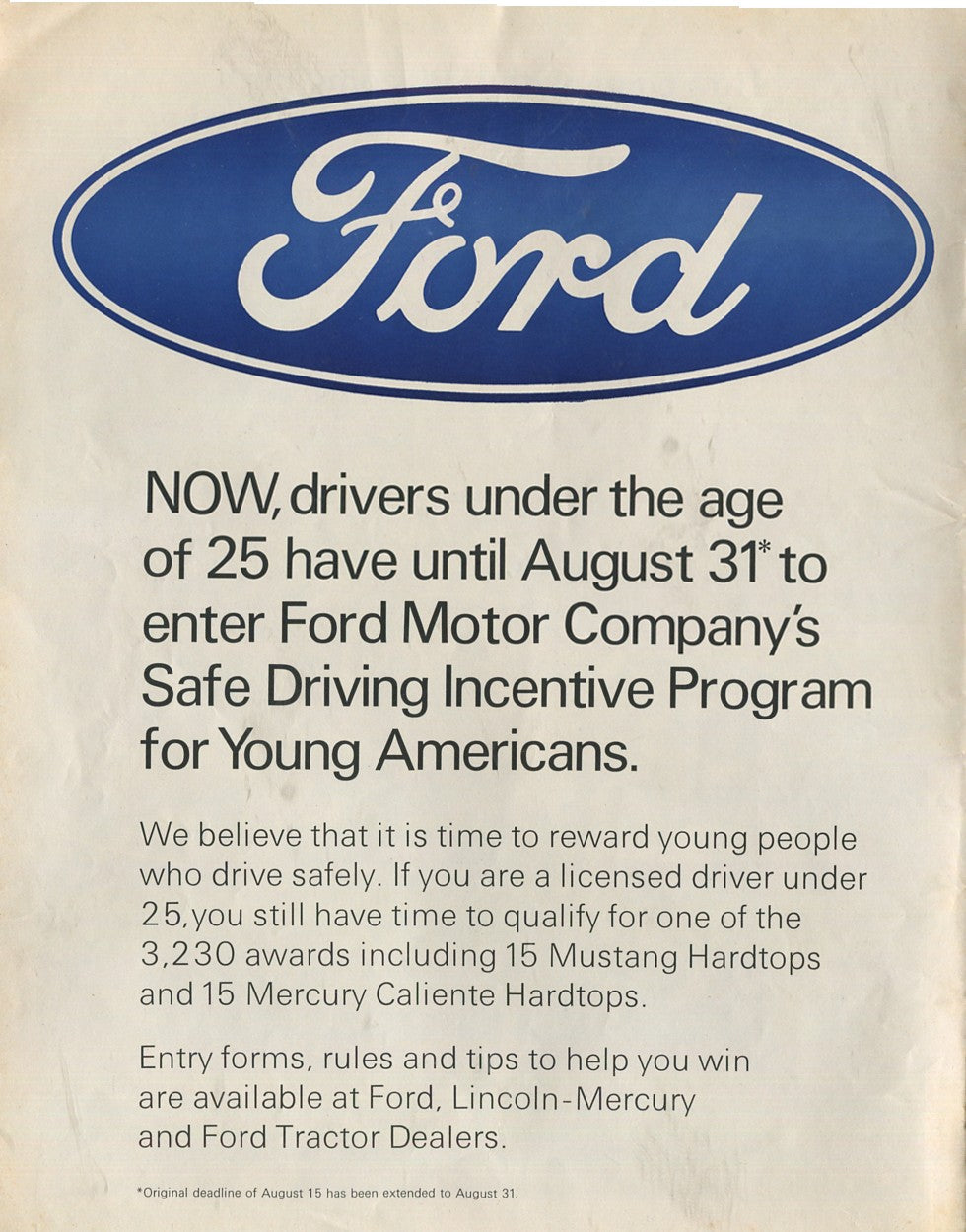 Antique Ford & Mercury Advertisements Collection – 1920s–1980s – 100 Original Vintage Automotive Ads - Lot #1