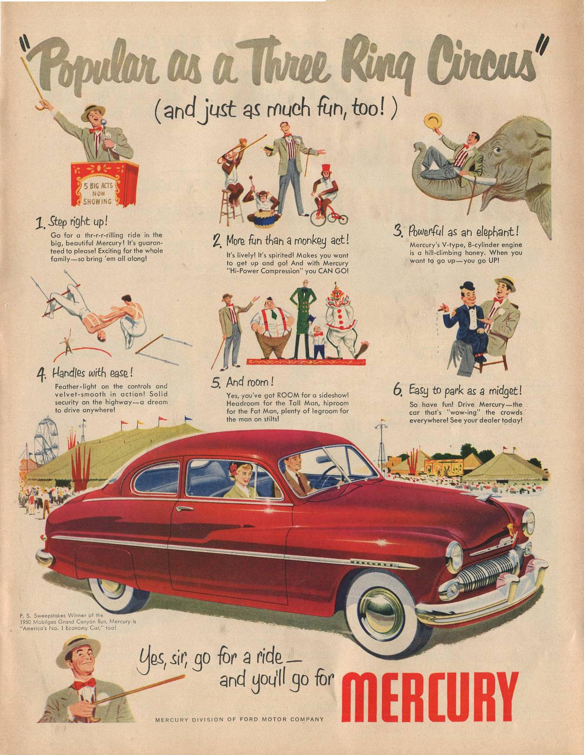 Lincoln & Mercury Vintage Advertising Collection – 60 Original Magazine Ads (1930–1974) – Continental, Capri, Cougar, Montego, Comet & More - Lot #1