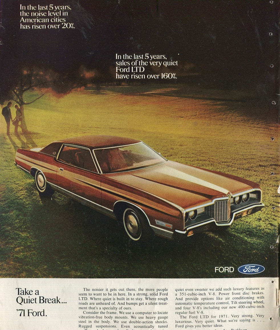 Antique Ford & Mercury Advertisements Collection – 1920s–1980s – 100 Original Vintage Automotive Ads - Lot #1
