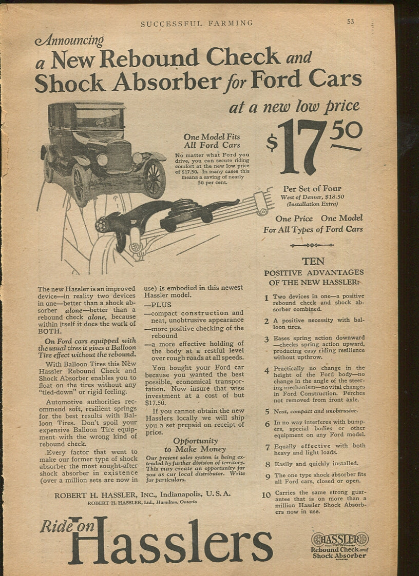 Antique Ford & Mercury Advertisements Collection – 1920s–1980s – 100 Original Vintage Automotive Ads - Lot #1