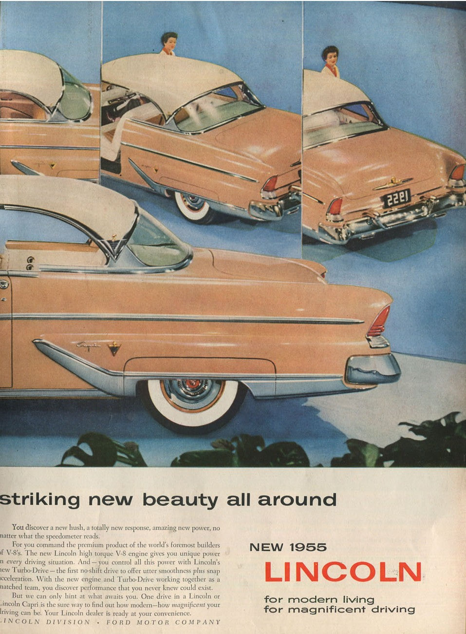 Lincoln & Mercury Vintage Advertising Collection – 60 Original Magazine Ads (1930–1974) – Continental, Capri, Cougar, Montego, Comet & More - Lot #1