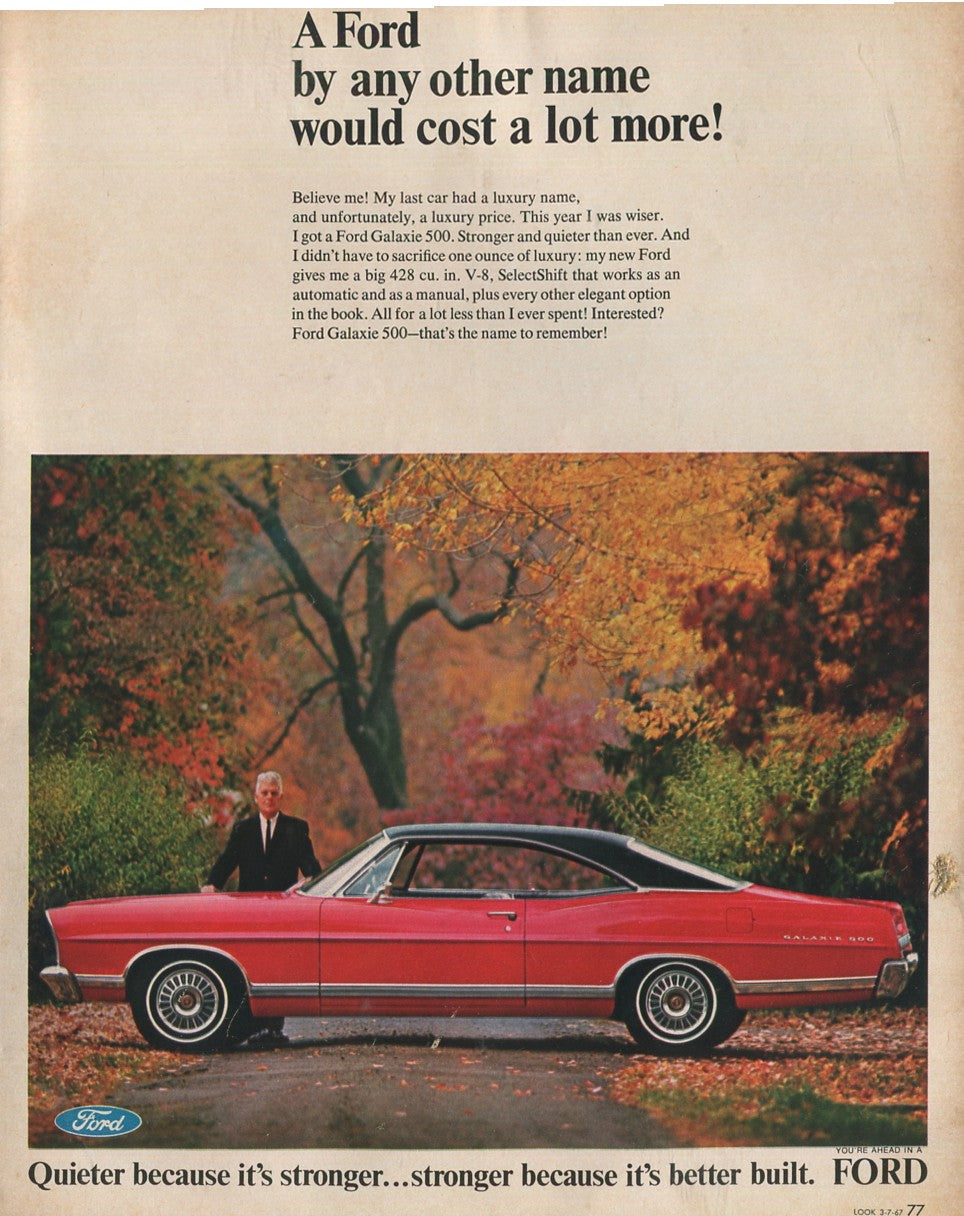 Antique Ford & Mercury Advertisements Collection – 1920s–1980s – 100 Original Vintage Automotive Ads - Lot #1