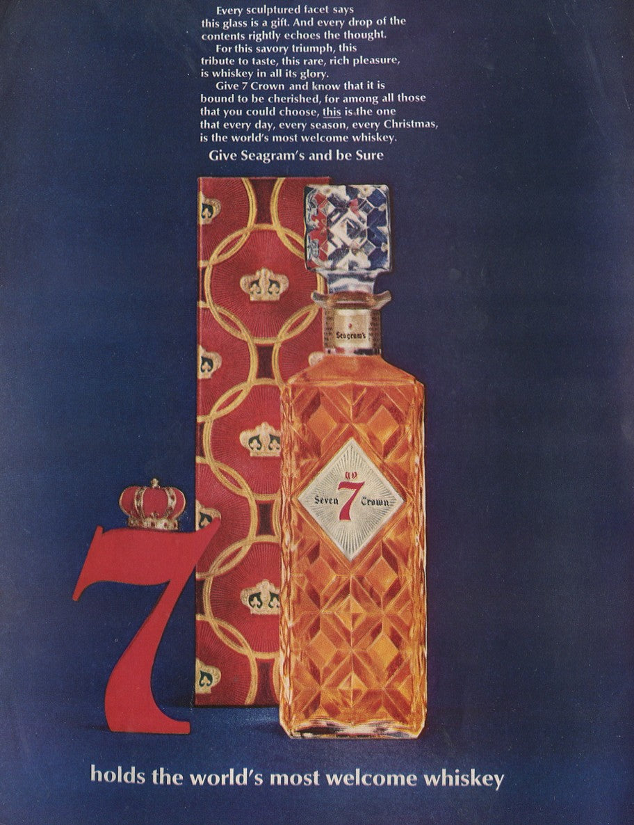 Antique Seagram’s Whiskey Advertisements – 50‑Ad Master Collection (1937–1972) – Canadian, American & Scotch – Historical Lot