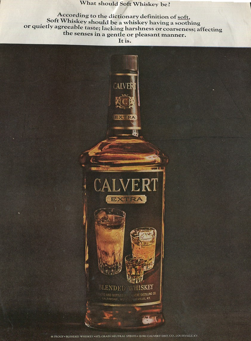 Antique Advertisements – Calvert Family of Ads (1941–1972) – Master Lot of 40 Ads - Lot #1