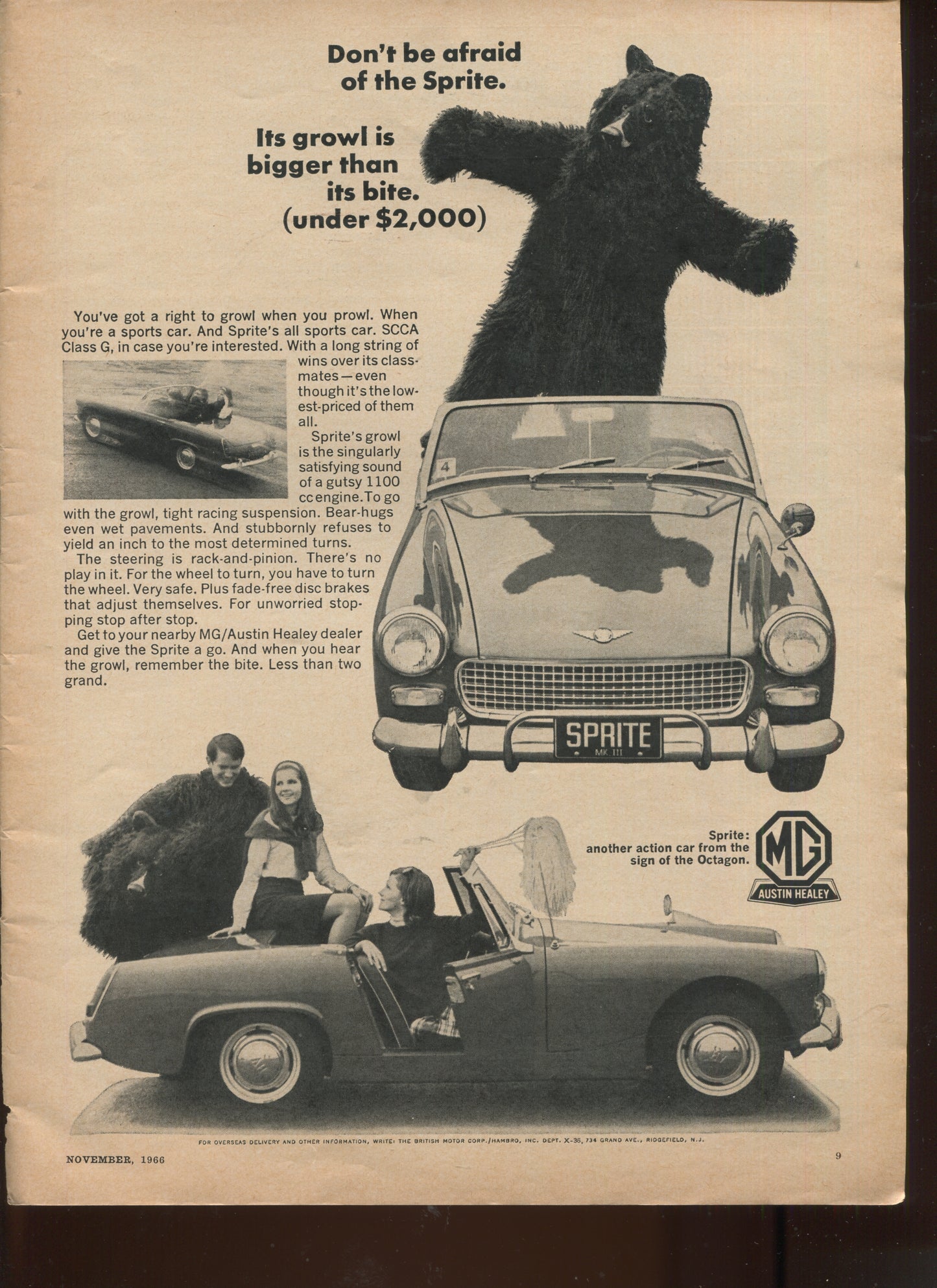 Austin Healey & MG Vintage Automobile Advertisements – Set of 10 (1950s–1970s) - #1
