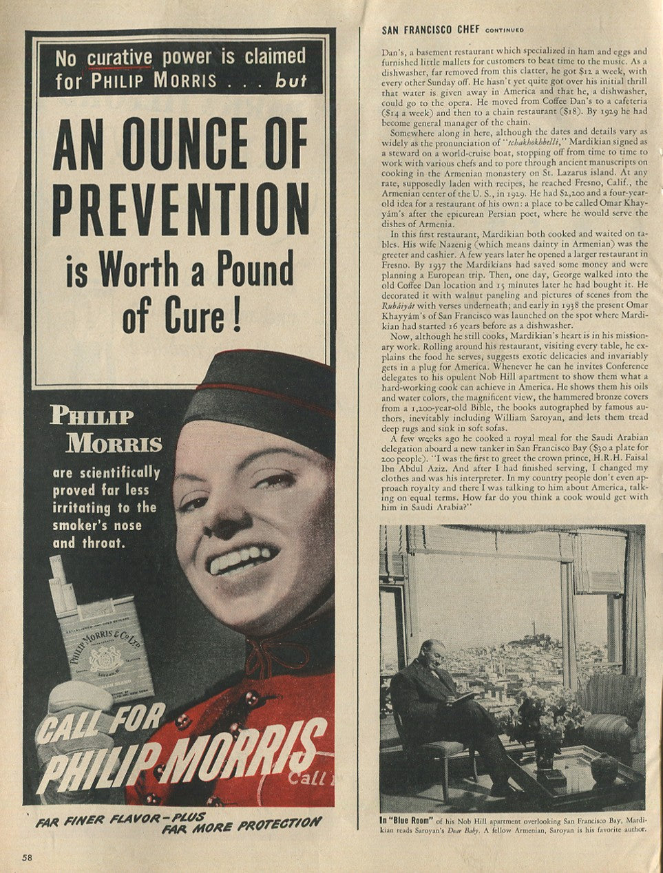 Antique Philip Morris Cigarette Advertisements – Complete 10‑Ad Collection (1940s–1950s) – Lot #2
