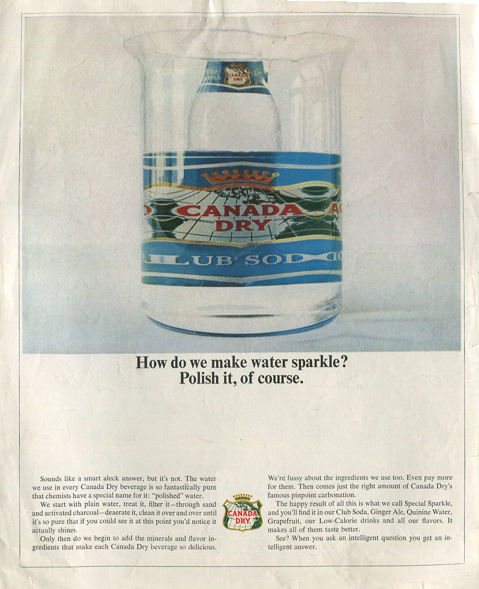 Antique Canada Dry Advertisements – Complete 10‑Ad Collection (1930s–1960s) – Original Vintage Prints - Lot #1