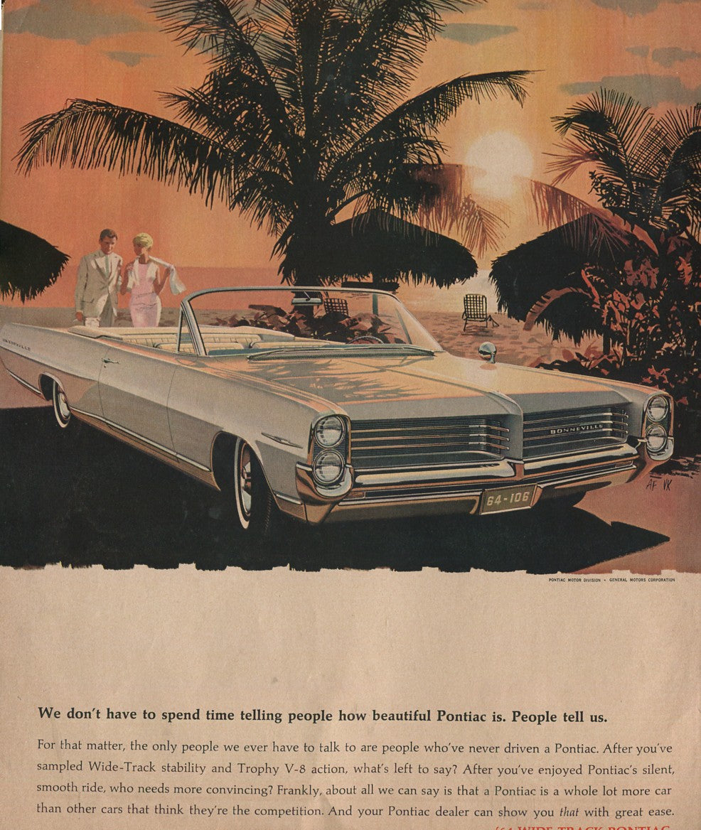 Antique Advertisements – Pontiac Family of Advertisements – Combined Master Lot (30 Original Ads, 1940s–1970s) - #1
