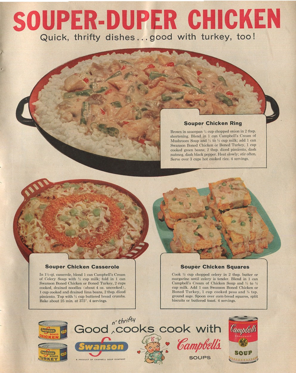 Antique Campbell’s Soup Advertisements – Complete Historical Collection (1927–1971) – 50 Original Vintage Ads - #1
