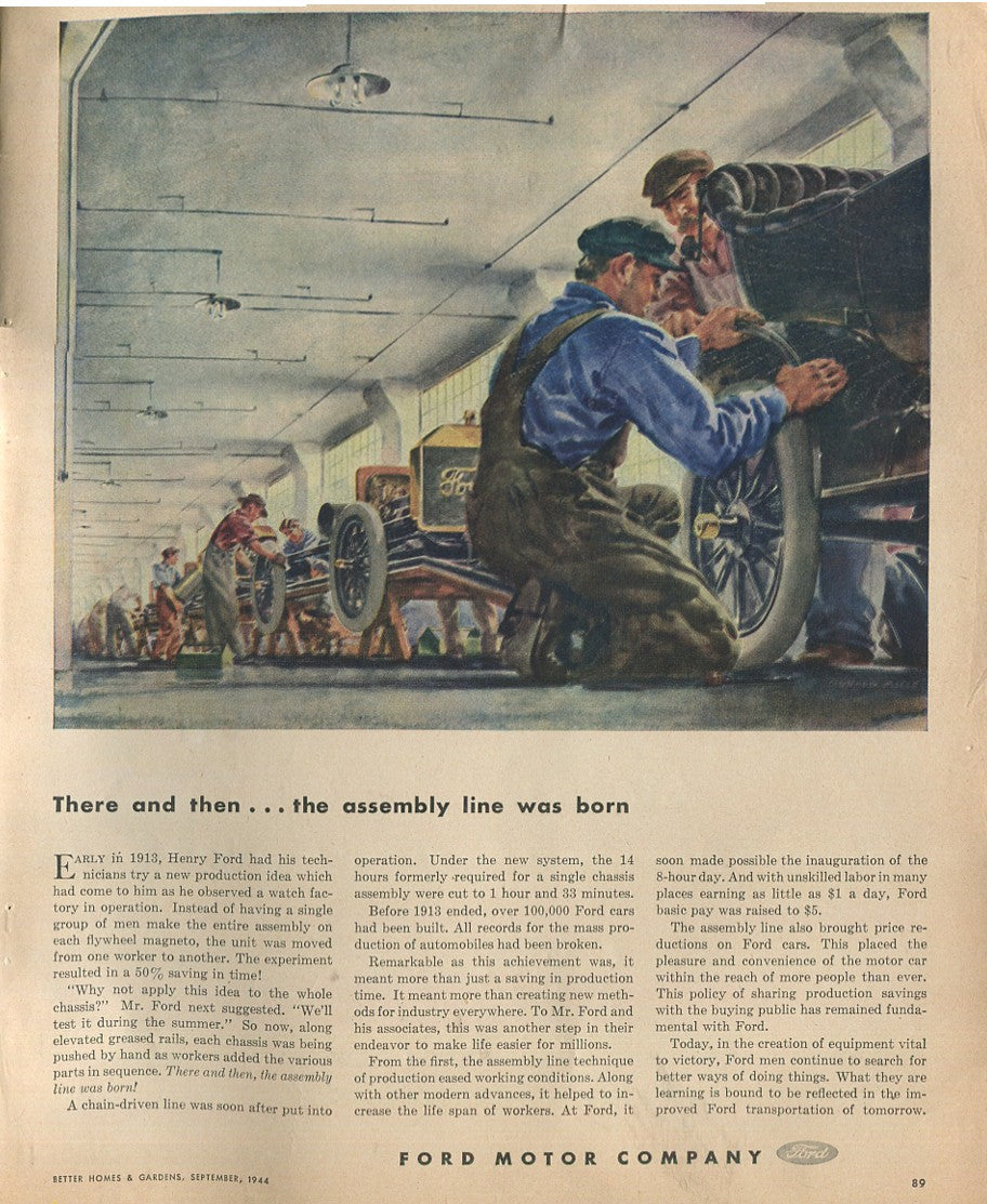 Antique Ford & Mercury Advertisements Collection – 1920s–1980s – 100 Original Vintage Automotive Ads - Lot #1