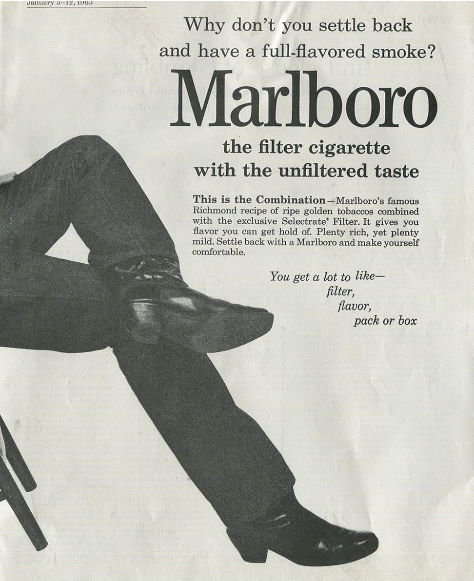 Antique Marlboro Cigarette Advertisements – Lot of 20 Original Ads (1958–1988) – Set #2