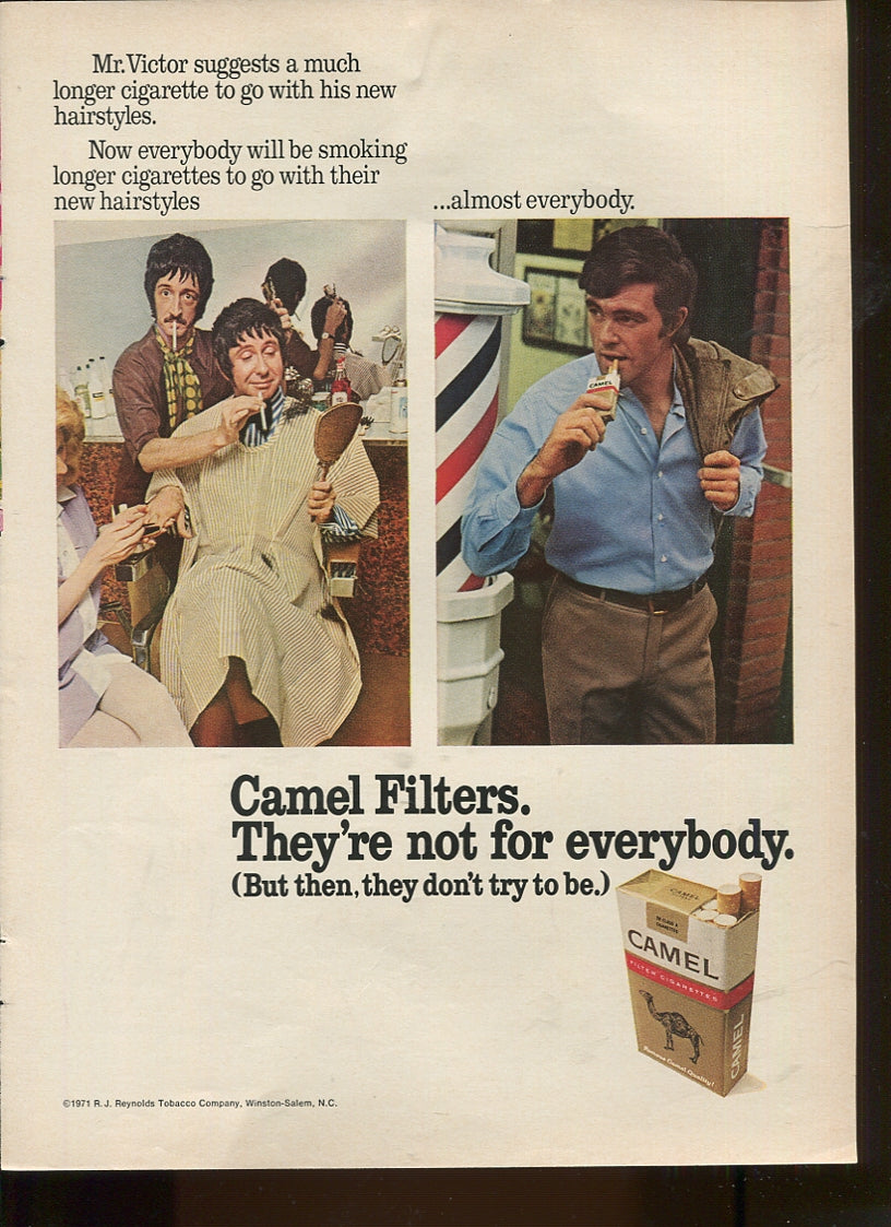 Antique Camel Cigarettes Advertisements – Family Collection (10 Ads, 1930s–1970s) – Lot #2