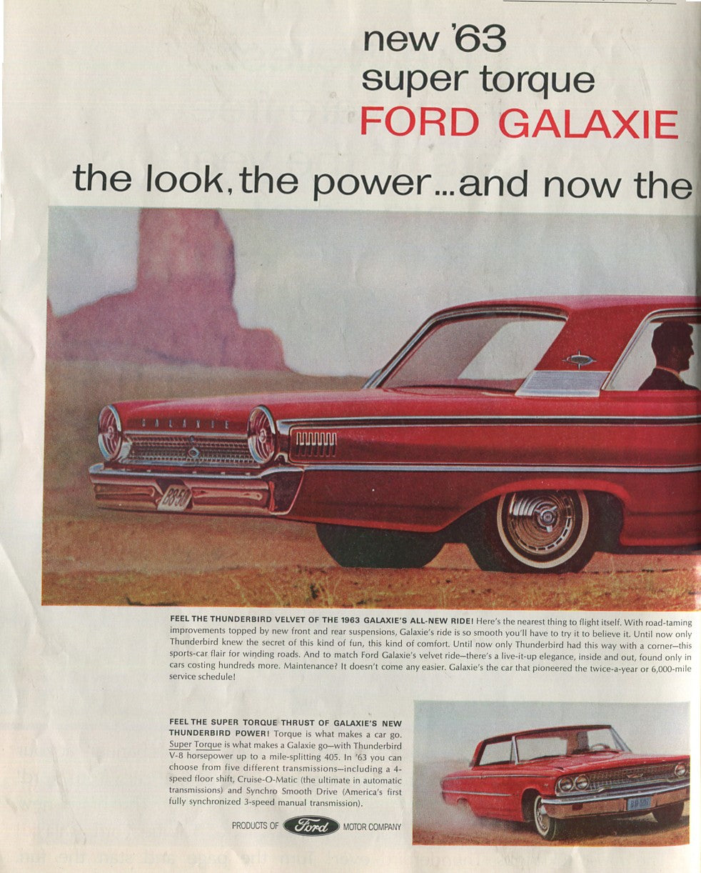 Antique Ford & Mercury Advertisements Collection – 1920s–1980s – 100 Original Vintage Automotive Ads - Lot #1