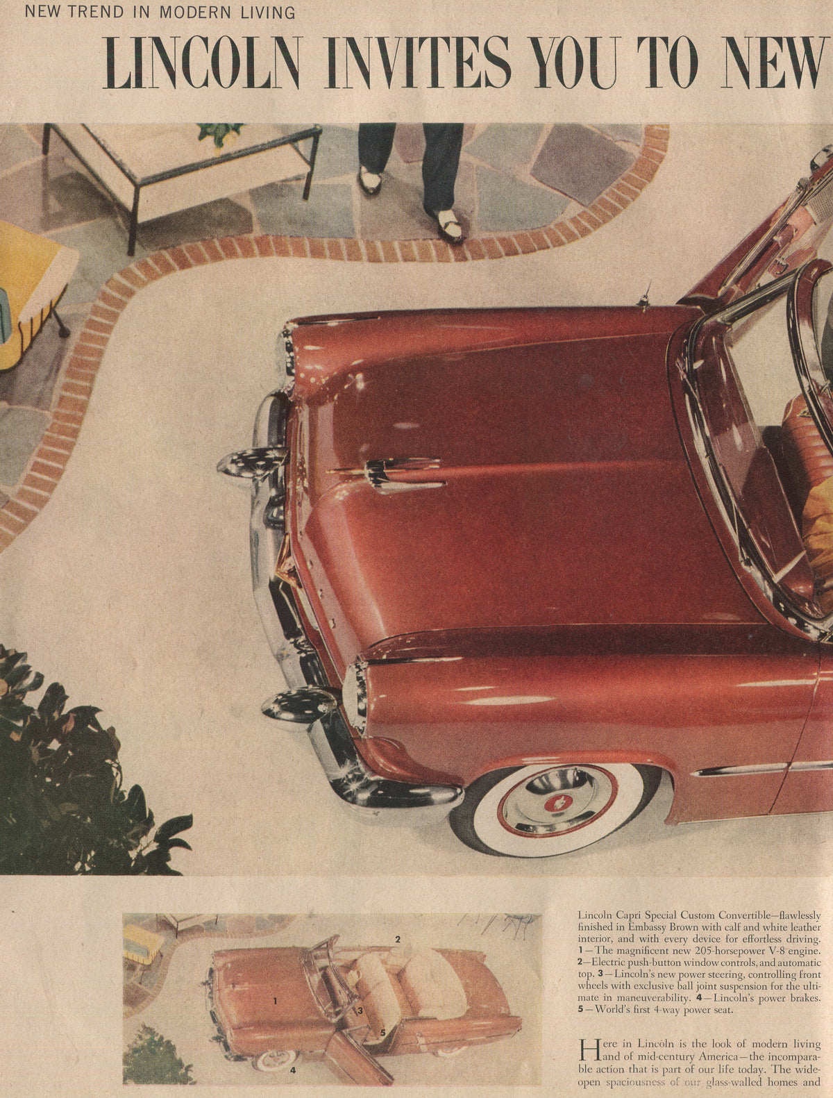 Lincoln & Mercury Vintage Advertising Collection – 60 Original Magazine Ads (1930–1974) – Continental, Capri, Cougar, Montego, Comet & More - Lot #1