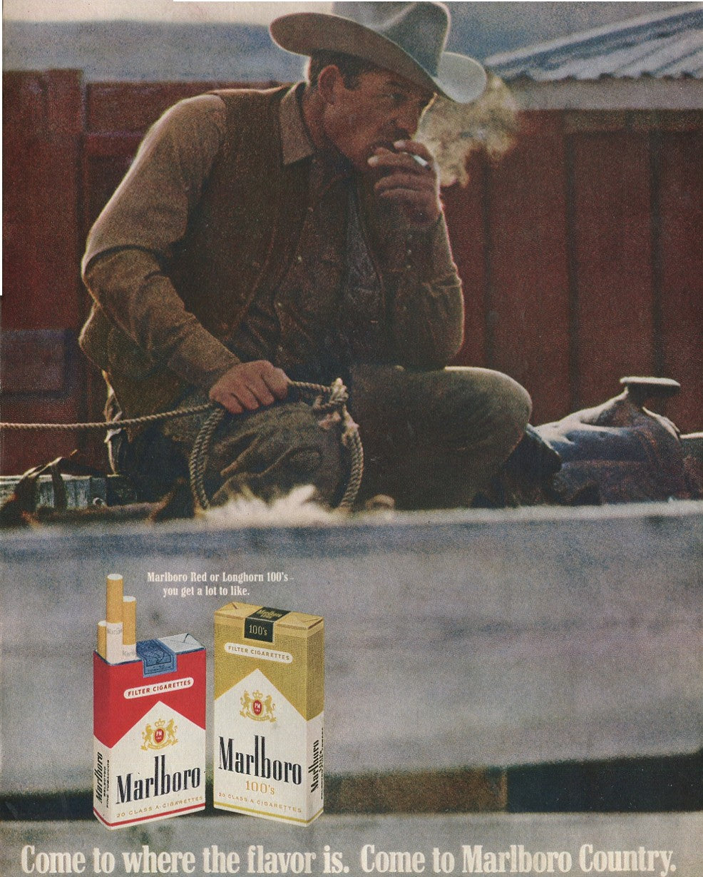 Antique Advertisements – Marlboro Cigarettes Family of Ads (1950s–1980s) – Lot of 10 Original Vintage Magazine Ads – Set #1