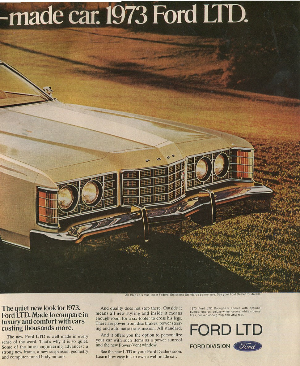 Antique Ford & Mercury Advertisements Collection – 1920s–1980s – 100 Original Vintage Automotive Ads - Lot #1