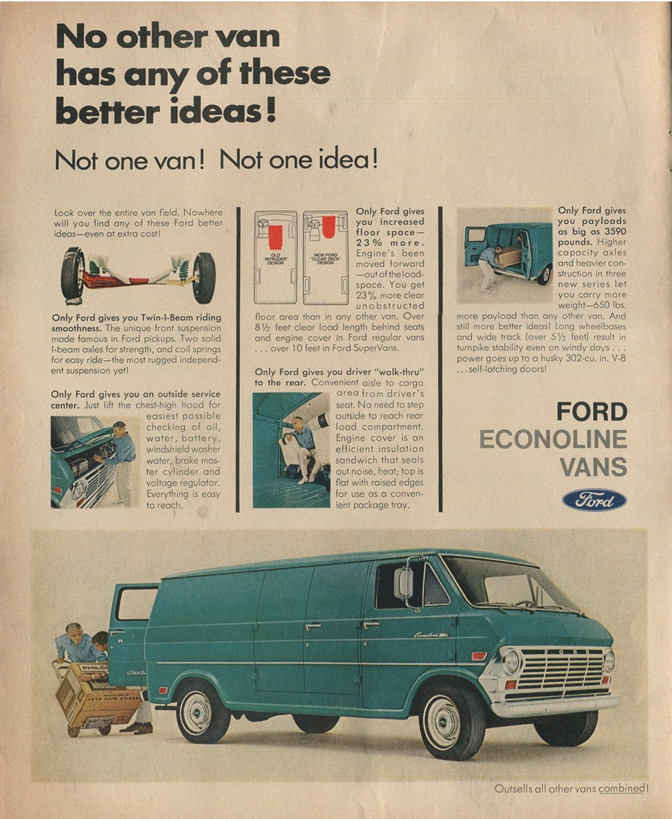 Antique Ford & Mercury Advertisements Collection – 1920s–1980s – 100 Original Vintage Automotive Ads - Lot #1