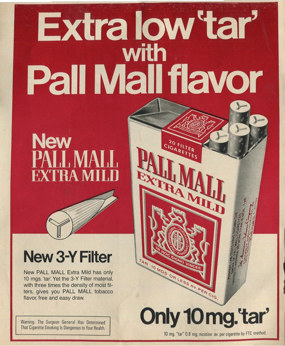 Antique Pall Mall Cigarette Advertisements – Lot of 10 Original Ads (1950s–1970s) – #3