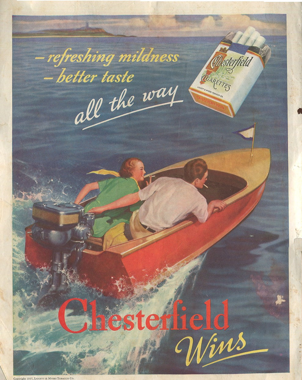 Antique Advertisements – Chesterfield Family of Ads – 20‑Piece Collector’s Set (1937–1965) – Lot #3