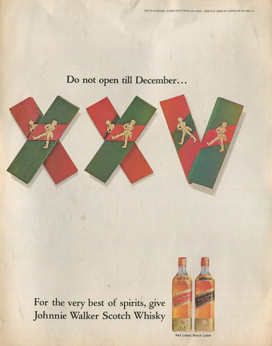 Johnnie Walker Scotch Whisky – Vintage Advertisement Collection (1930s–1960s) – Set of 10 - #1
