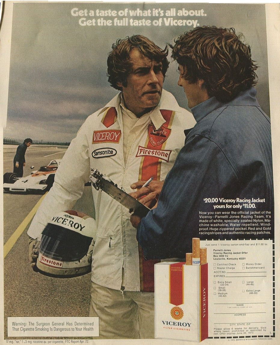 Viceroy Cigarette Vintage Ad Collection – 10 Original 1970s Prints – Lot #2