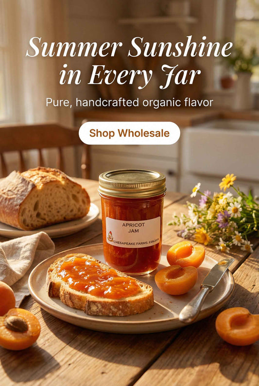 Organic Apricot Jam – Bright, Lush, and Naturally Golden