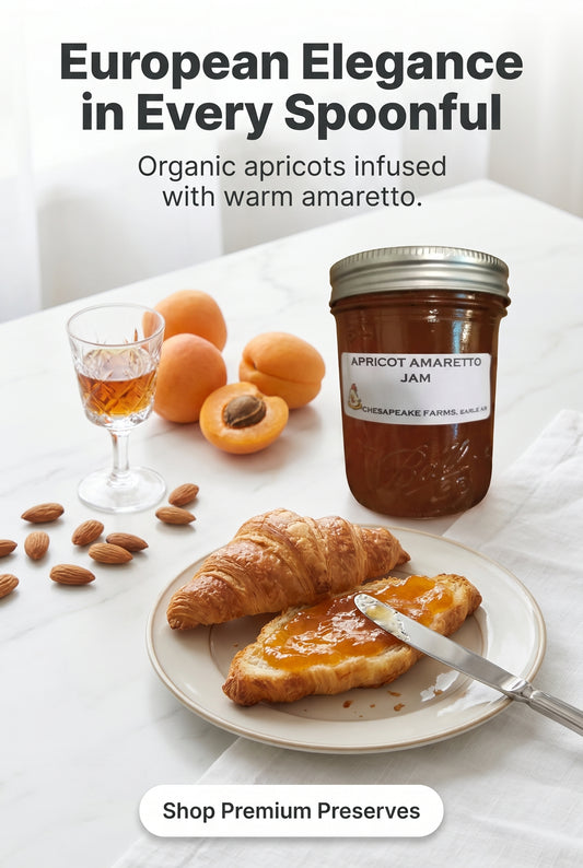 Organic Apricot Amaretto Jam – Handmade, Premium Almond‑Kiss