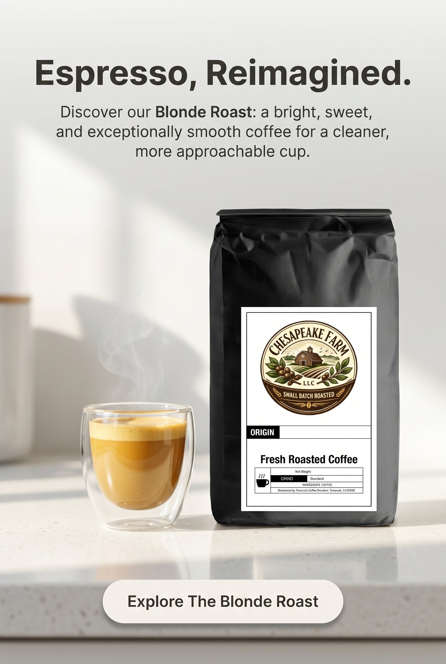 Tostado de Café Rubio para Amantes del Espresso Sabor Brillante, Dulce y Suave de Centroamérica y África
