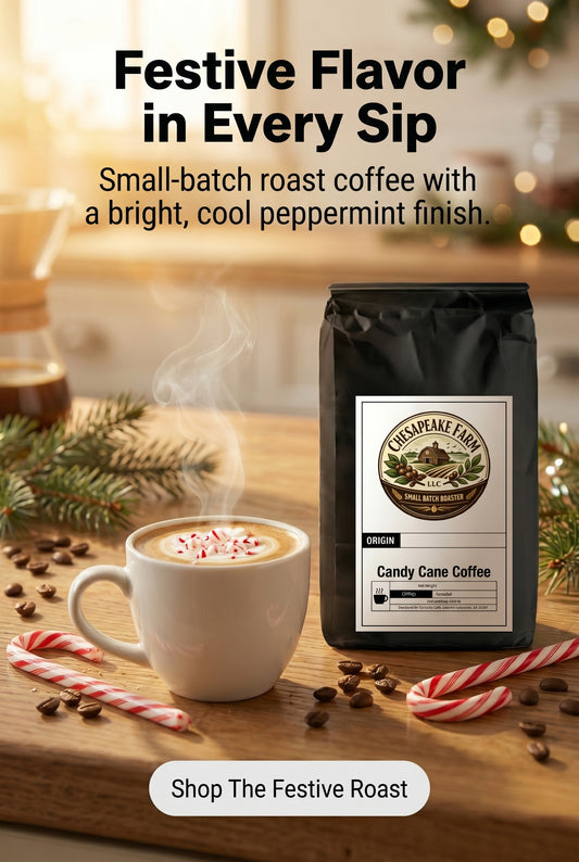 Café Candy Cane – Tostado artesanal de menta fresca
