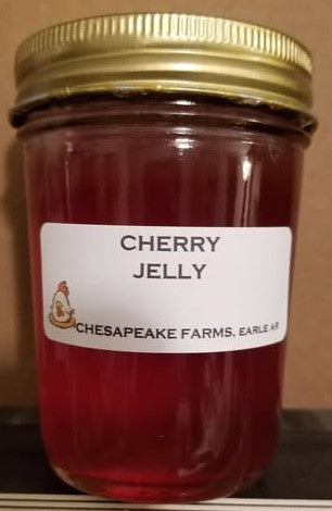 Organic Cherry Jelly 8oz – Arkansas Grown | Small Batch | Vegan & Gluten-Free |