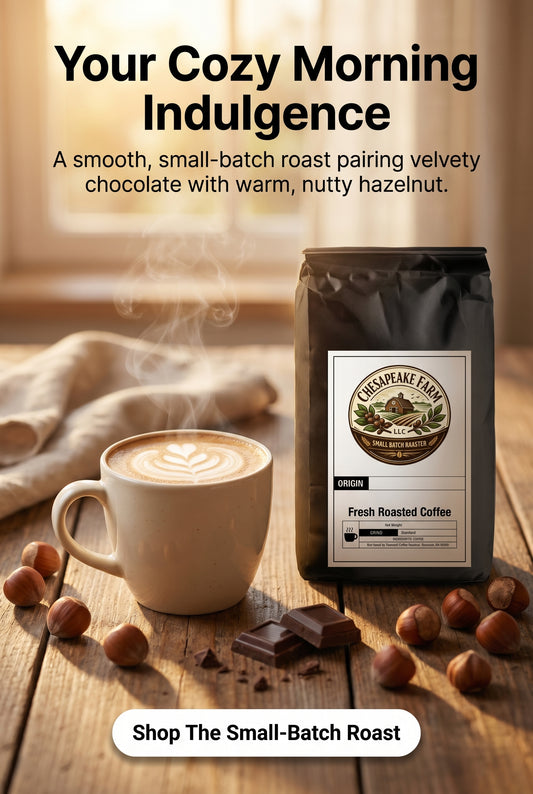 Café Avellana Chocolate – Tostado Suave en Lotes Pequeños