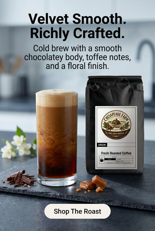 Café Cold Brew Tostado Medio Con Cuerpo Chocolatoso Suave Notas A Caramelo Toffee Matices Florales Y Vertidos Nitro
