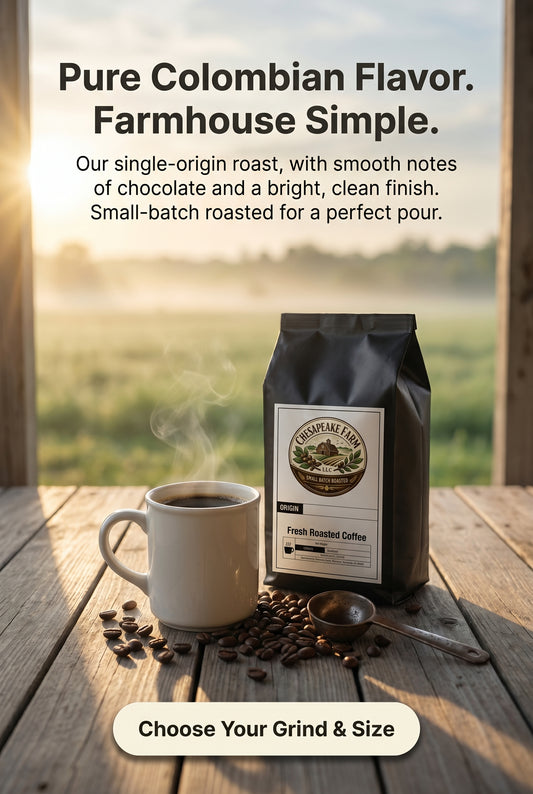 Café de origen único de Colombia – Tostado artesanal suave y brillante