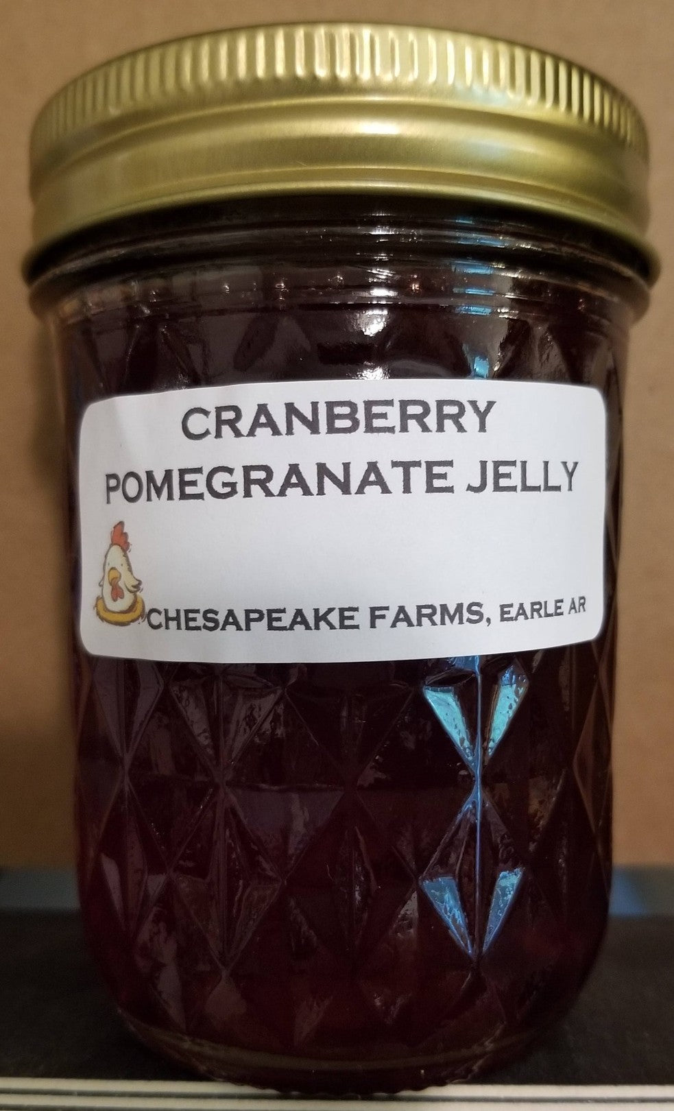 Organic Cranberry Pomegranate Jelly – Bright & Tart