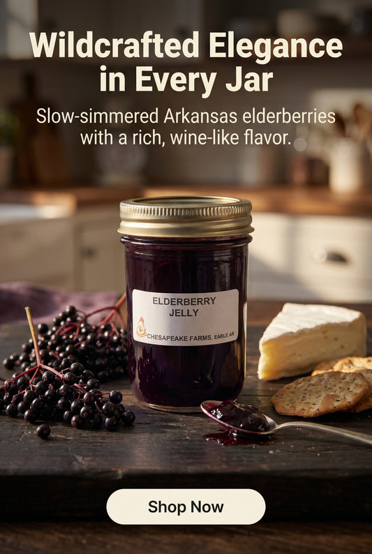 Gelée de sureau cultivé en Arkansas – Fabrication artisanale, saveur sauvage
