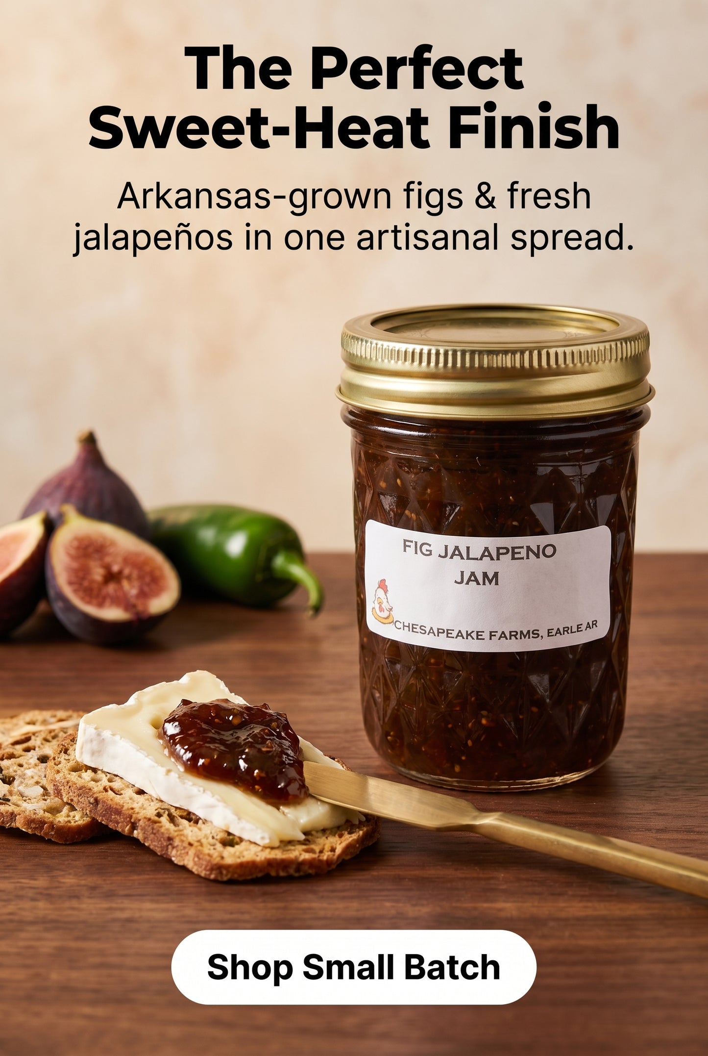 Fig Jalapeño Jam – Arkansas Grown, Artisanal