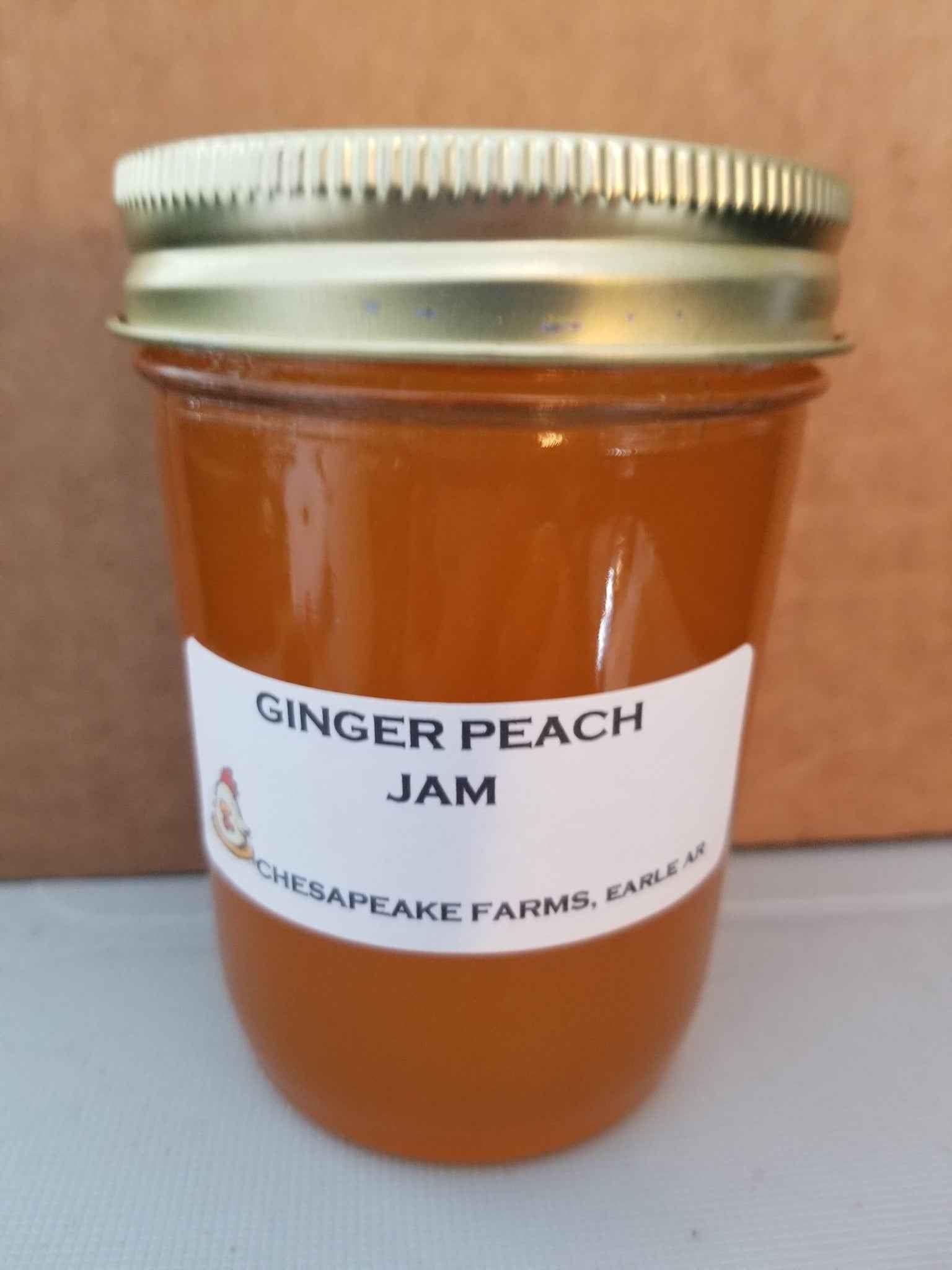 Ginger & Peach Jam – Sweet‑Spiced, Handmade Arkansas Spread