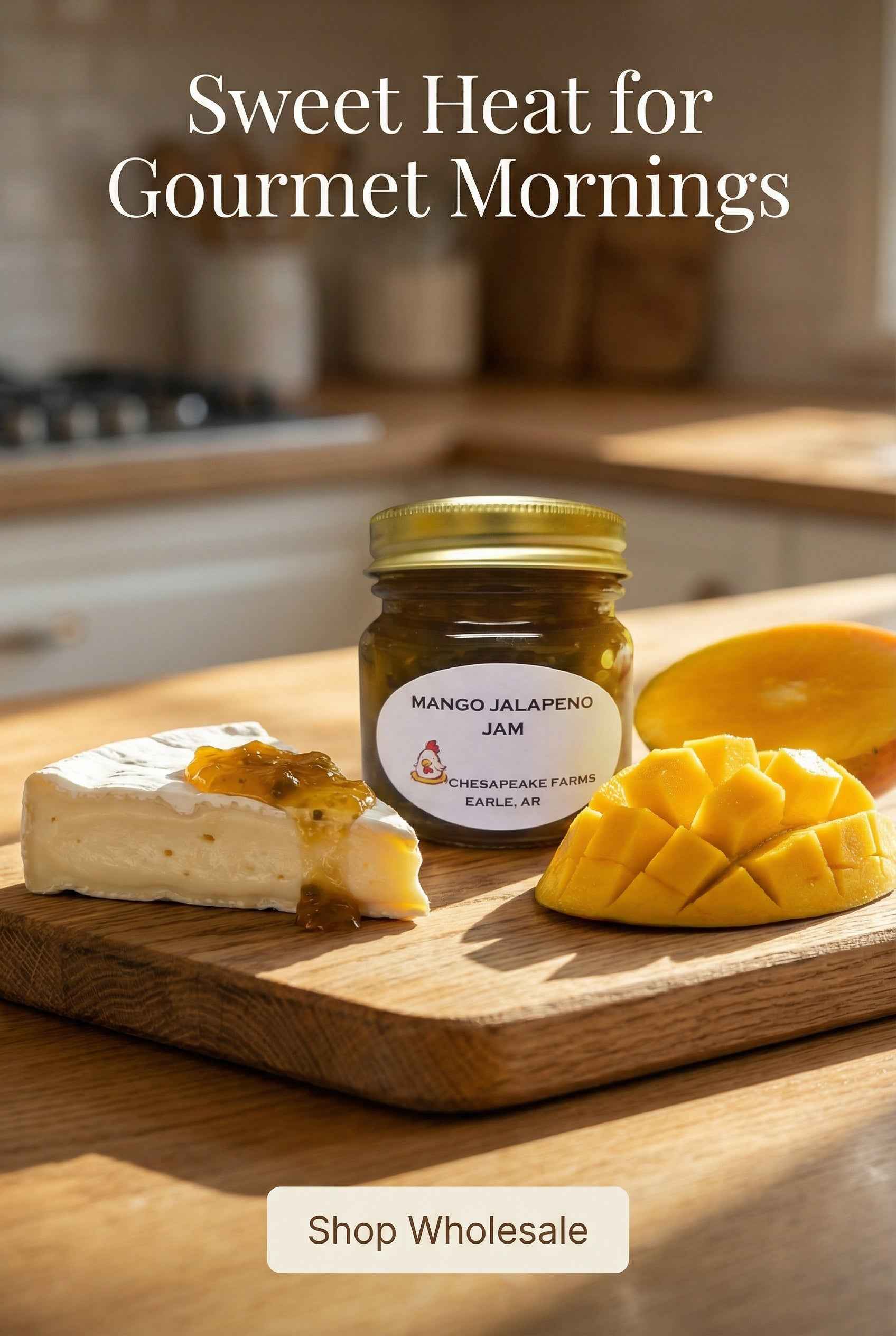 Mango Jalapeño Jam – Small‑Batch Sweet‑Heat Gourmet Spread