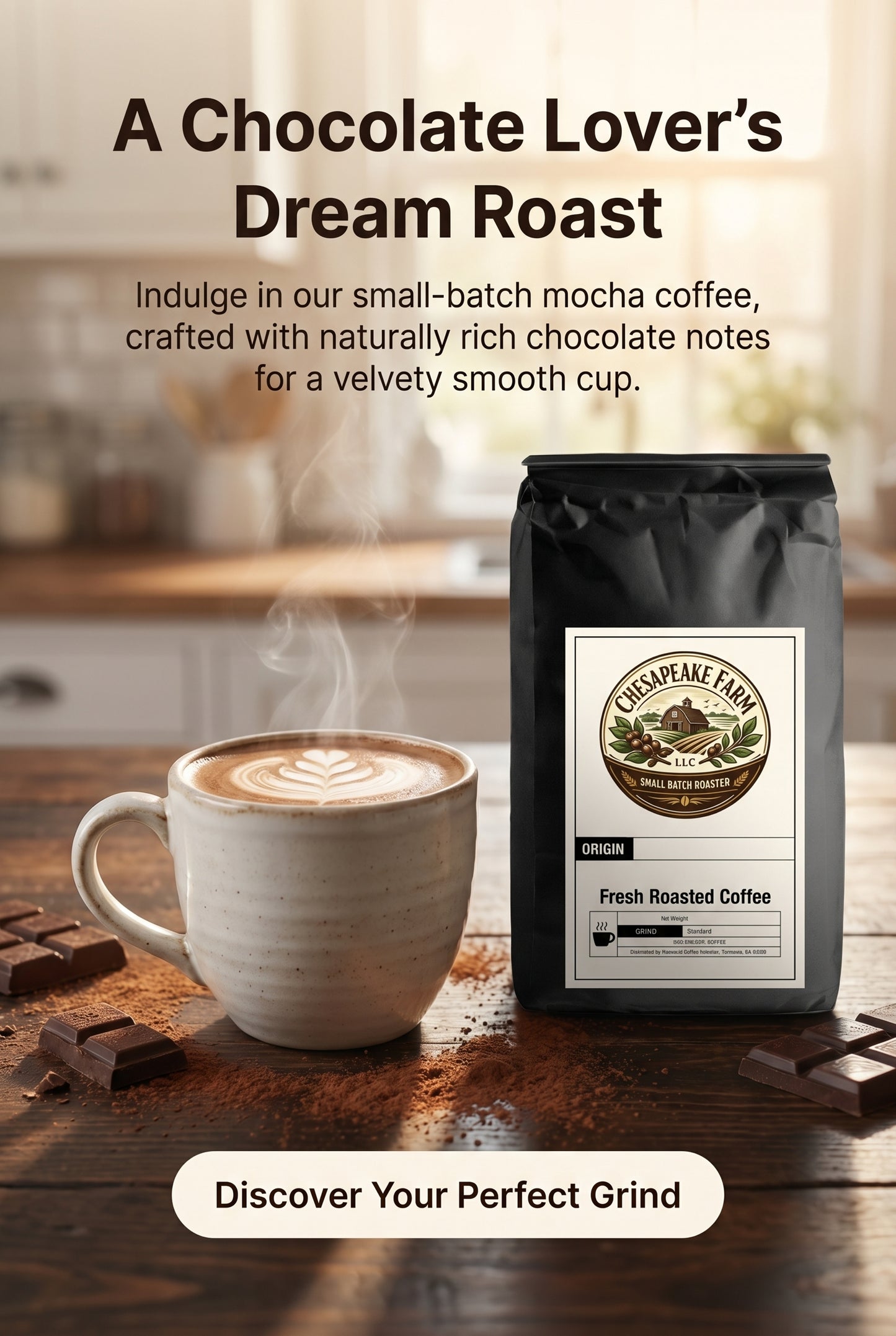 Café Moka – Torréfaction artisanale au chocolat intense